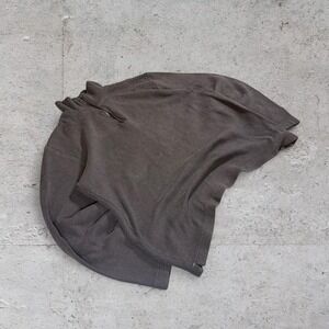 Vintage brown heavyweight Banana‎ republic quarter zip jumper size large